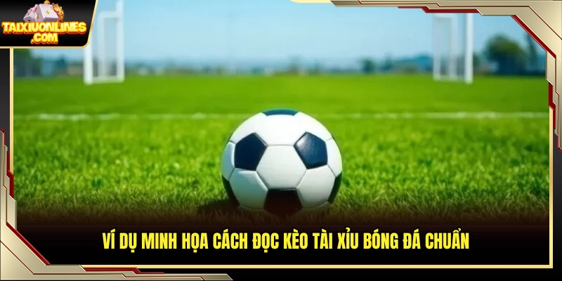Ví dụ cụ thể giúp hiểu cách đọc kèo tài xỉu bóng đá